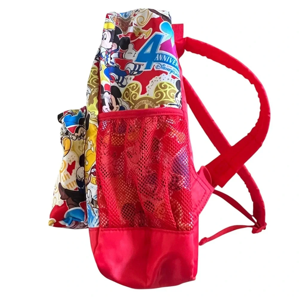 Disney Hong Kong Disneyland 10th‎ Anniversary Mickey Mouse Backpack Bookbag